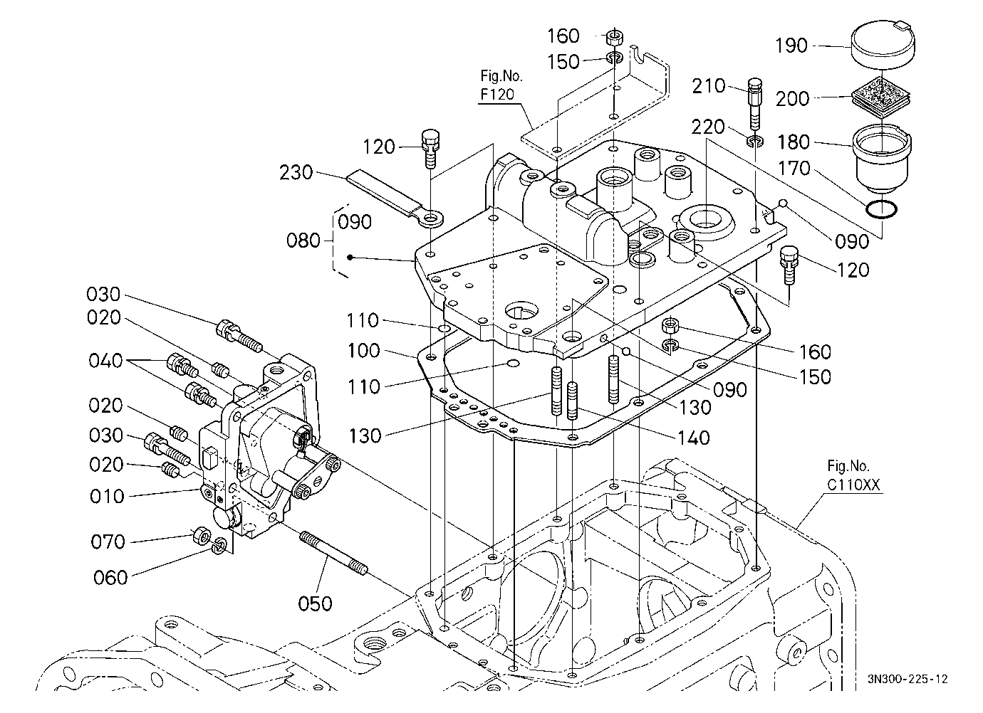 Clutch Housing Cover Upper/Dual Speed Valve [Dual
