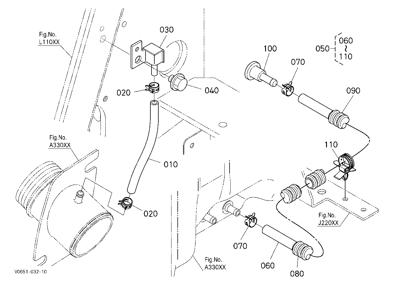 Fuel Piping (Breather/Drain)