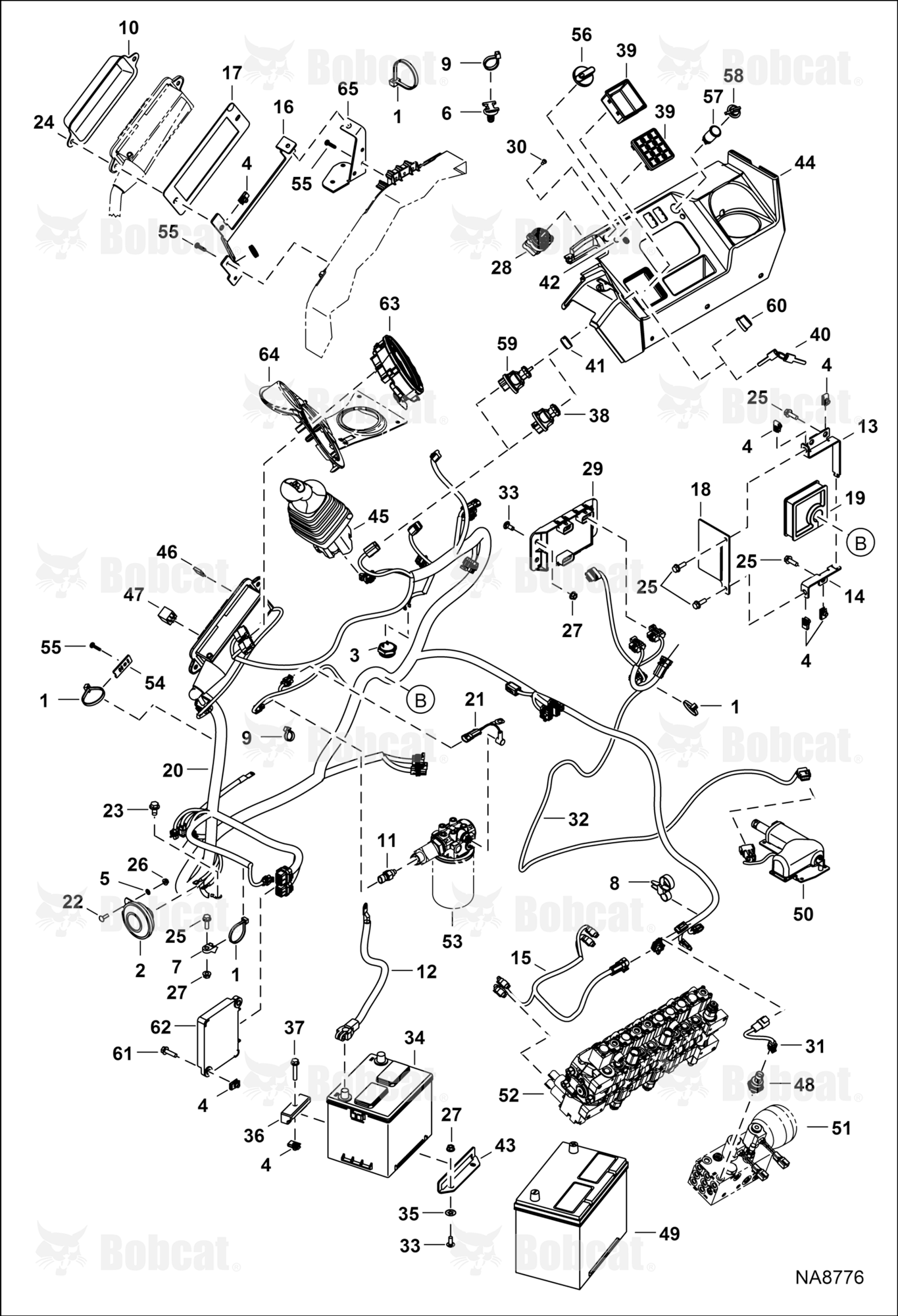Controls Electrical (RH Console)  AJRY13001 & Above