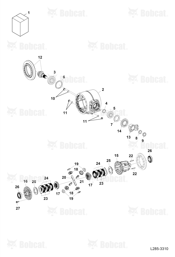 Differential Carrier (Front Axle) (LSD)