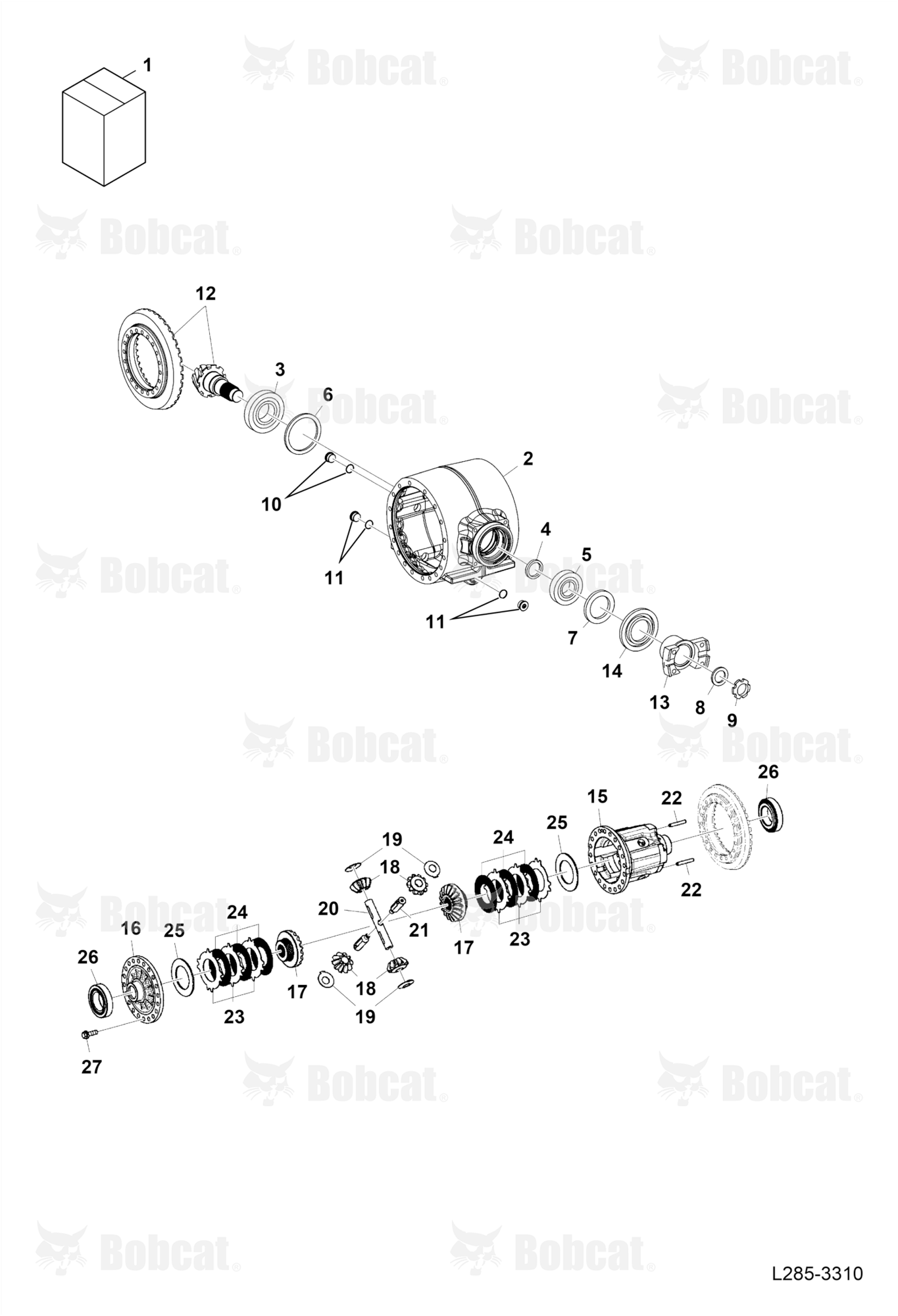 Differential Carrier (Front Axle) (LSD)