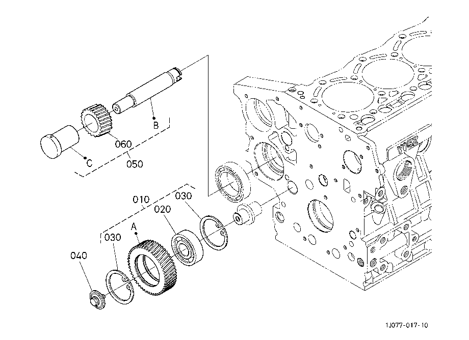 Fuel Camshaft And Governor Shaft