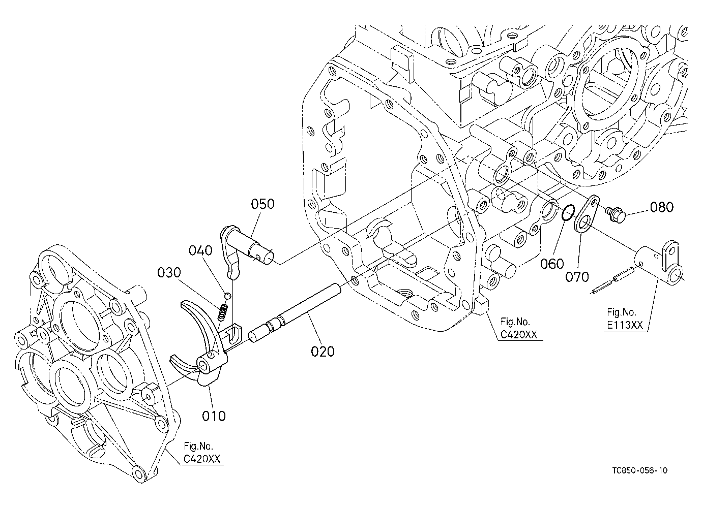 Range Gear Shift Fork