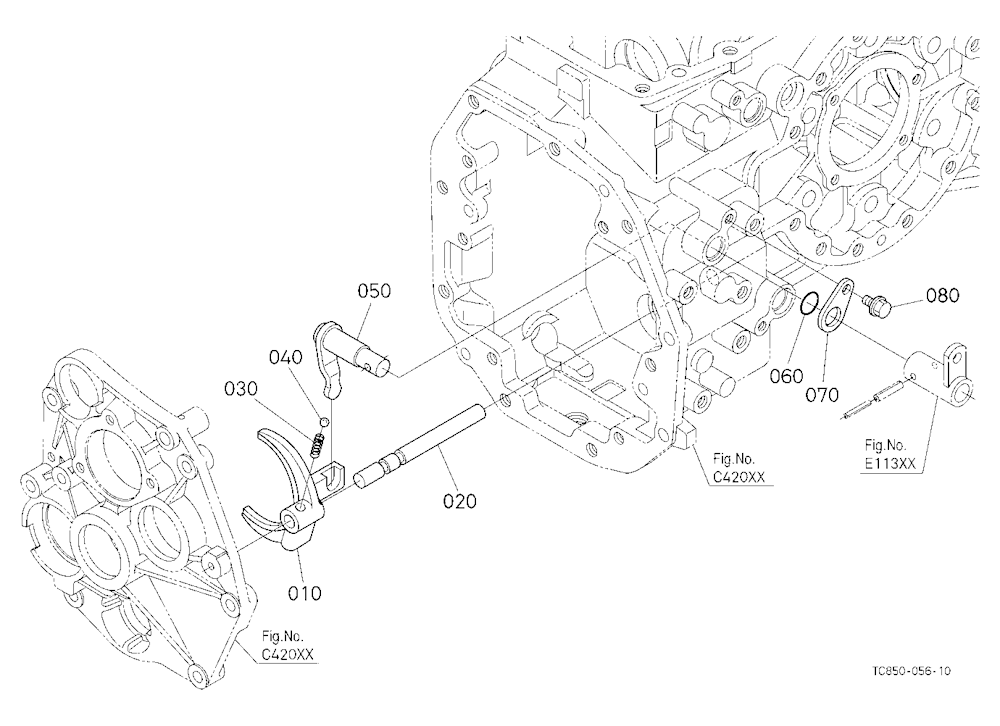 Range Gear Shift Fork
