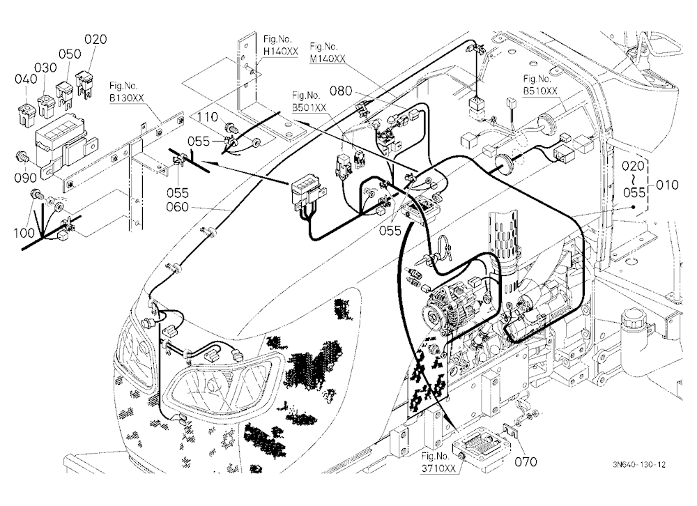 Electrical Wiring (Engine/Hood(Bonnet))