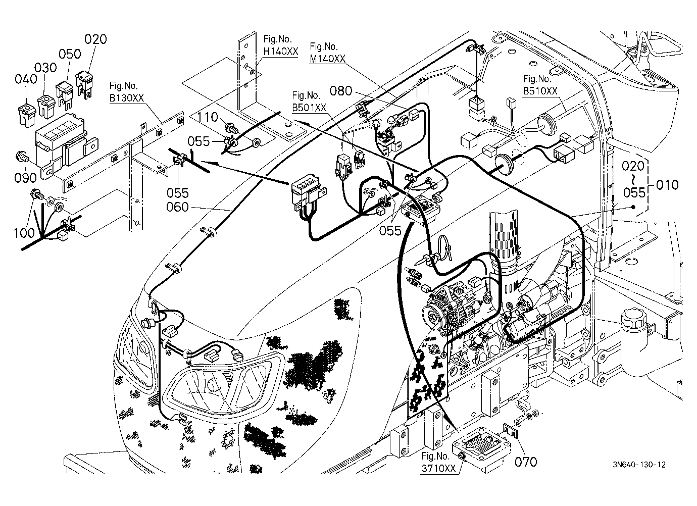 Electrical Wiring (Engine/Hood(Bonnet))