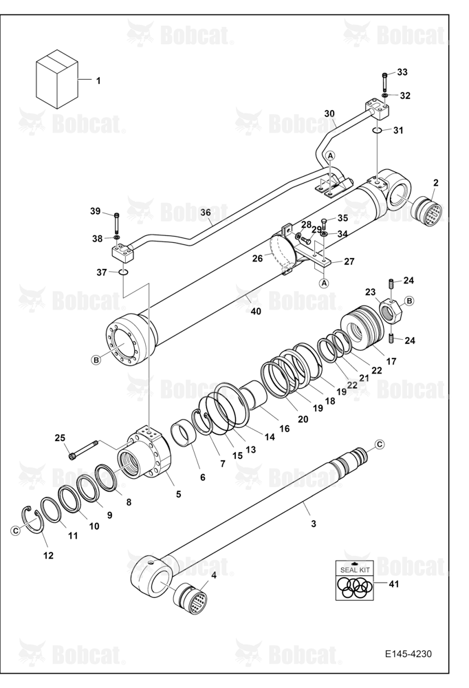 Boom Cylinder (L.H(BOOM 4.6m))