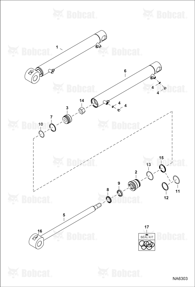 Clamp (Hydraulic Cylinder) (E26, E27) (30 mm (1.184") ID Base) AFM100101 & Above