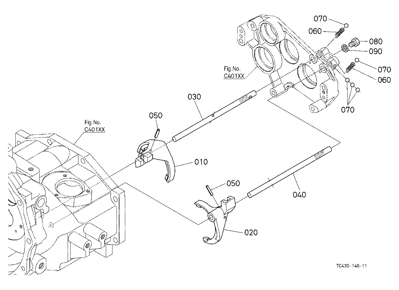 Main Gear Shift Fork