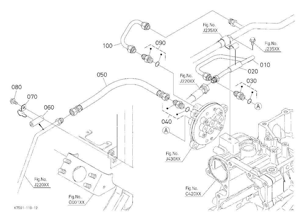 Hydraulic Oil Line (Control Valve)