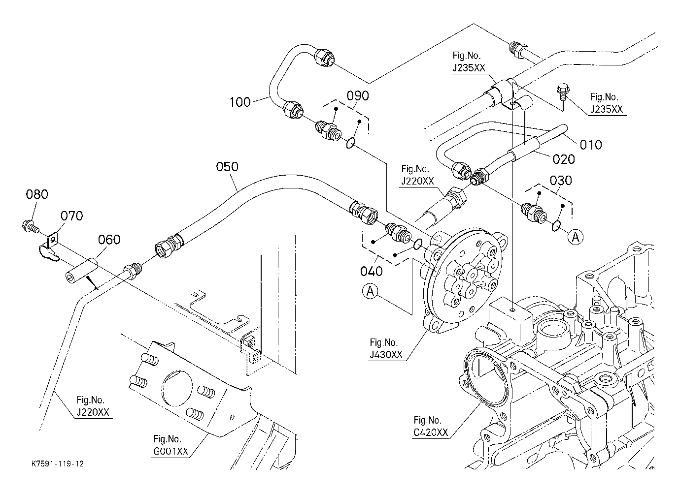 Hydraulic Oil Line (Control Valve)