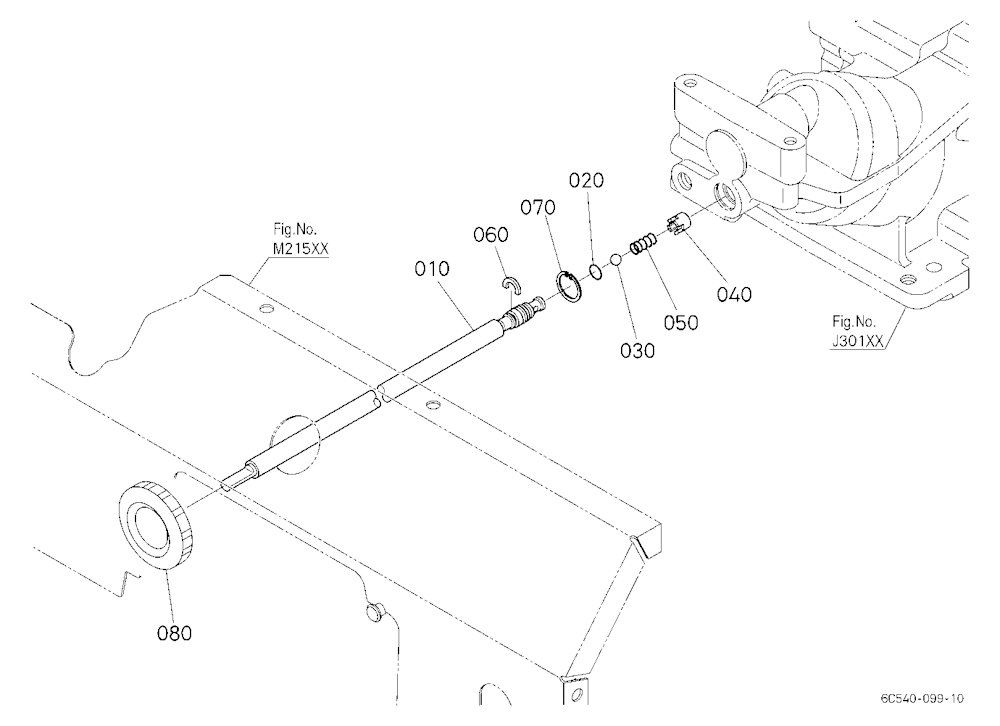Fall Adjustment Shaft