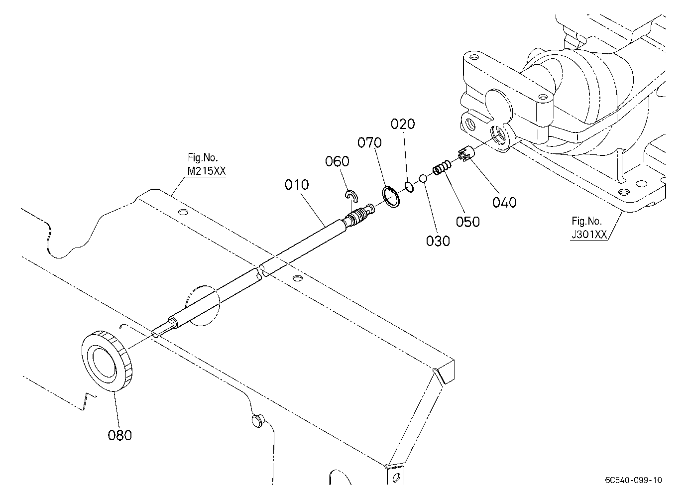 Fall Adjustment Shaft