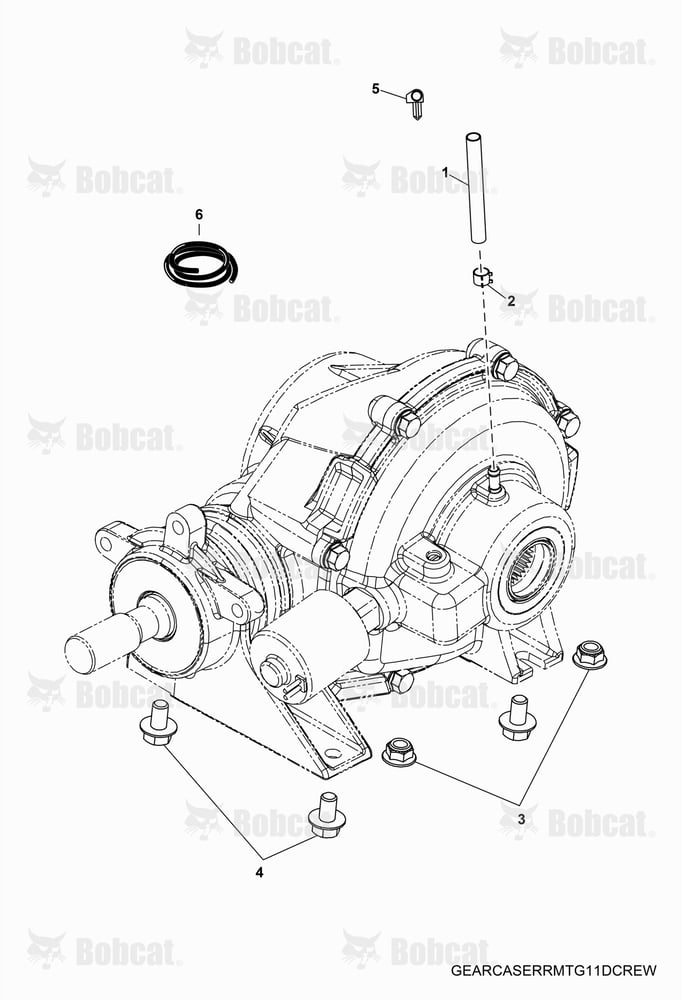 Drive TRAIN, Rear Gearcase Mounting