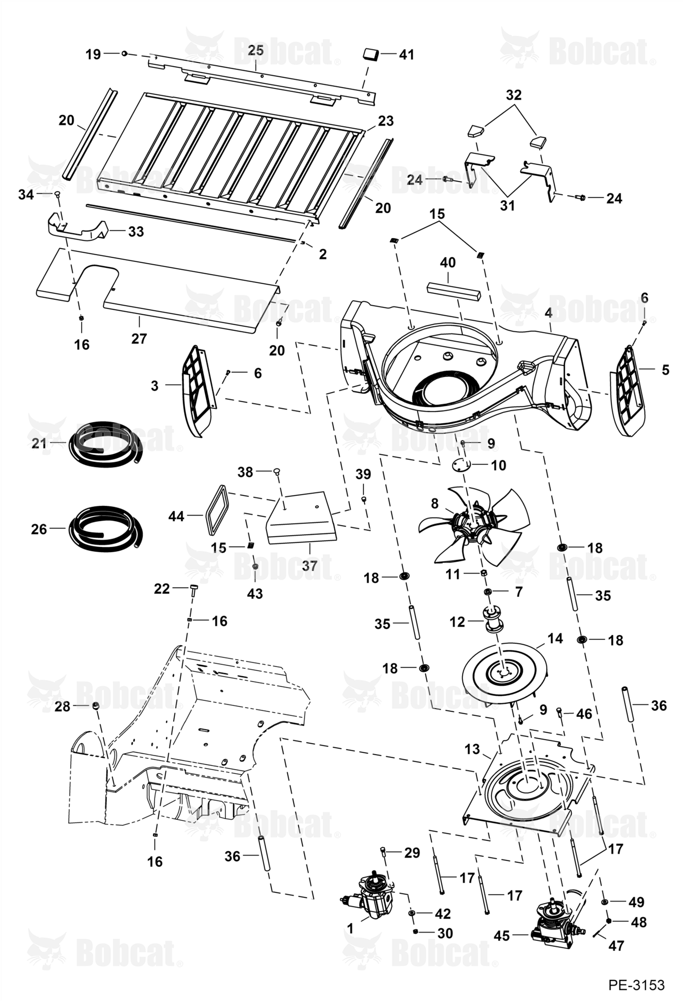Cooling System (W/Cooling Upgrade)  530915317 & Above, 531011743 & Above