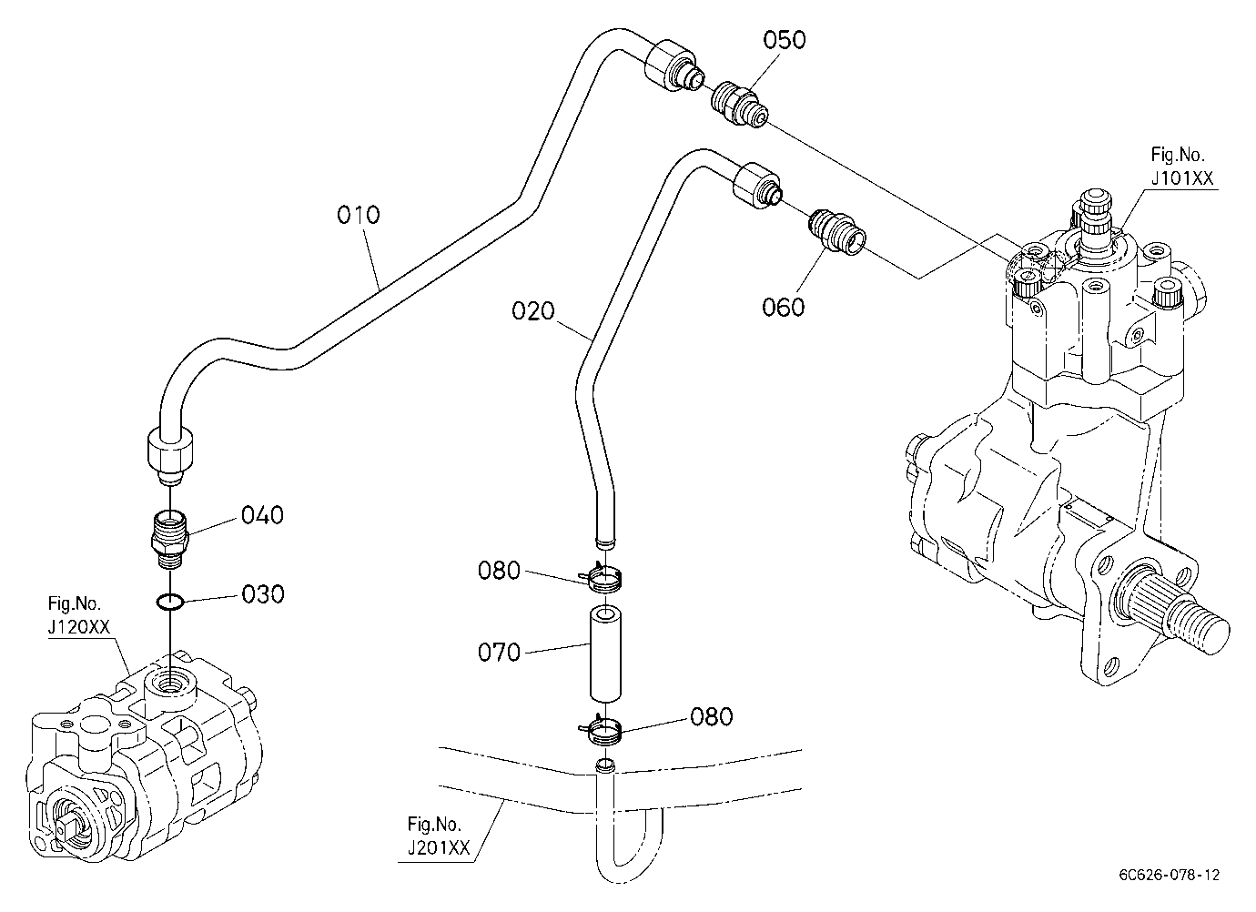 Hydraulic Oil Line (Steering)