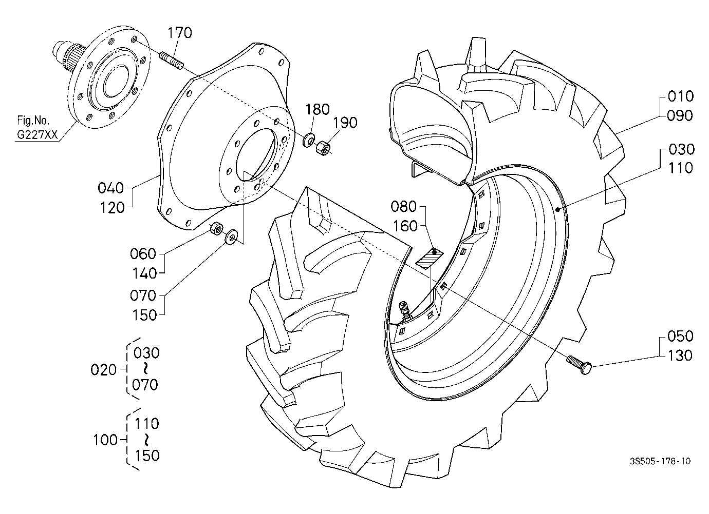 Front Wheel (14.9R24)