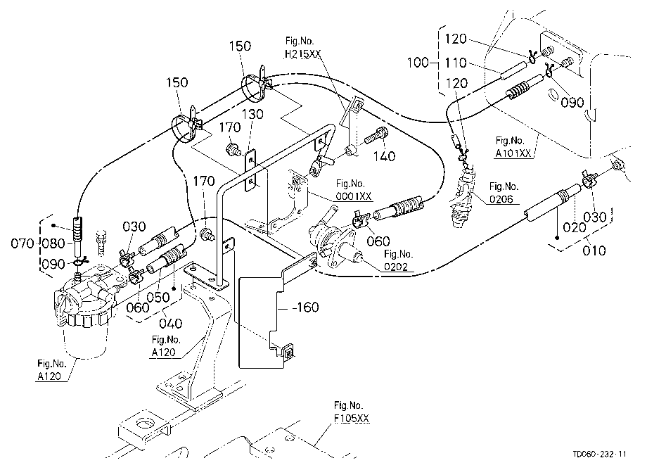 Fuel Pipe And Fuel Filter [Rops Type]