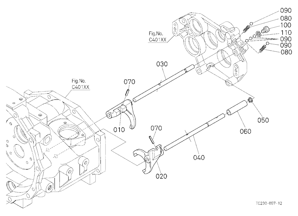 Main Gear Shift Fork