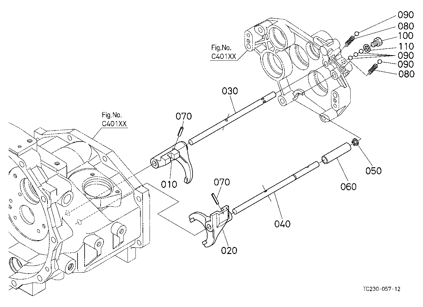 Main Gear Shift Fork