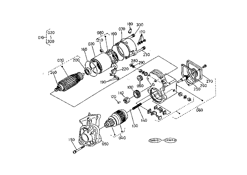 Starter [Component Parts](Not For Reman Unit)