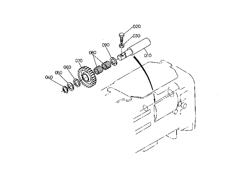 Back Idle Shaft