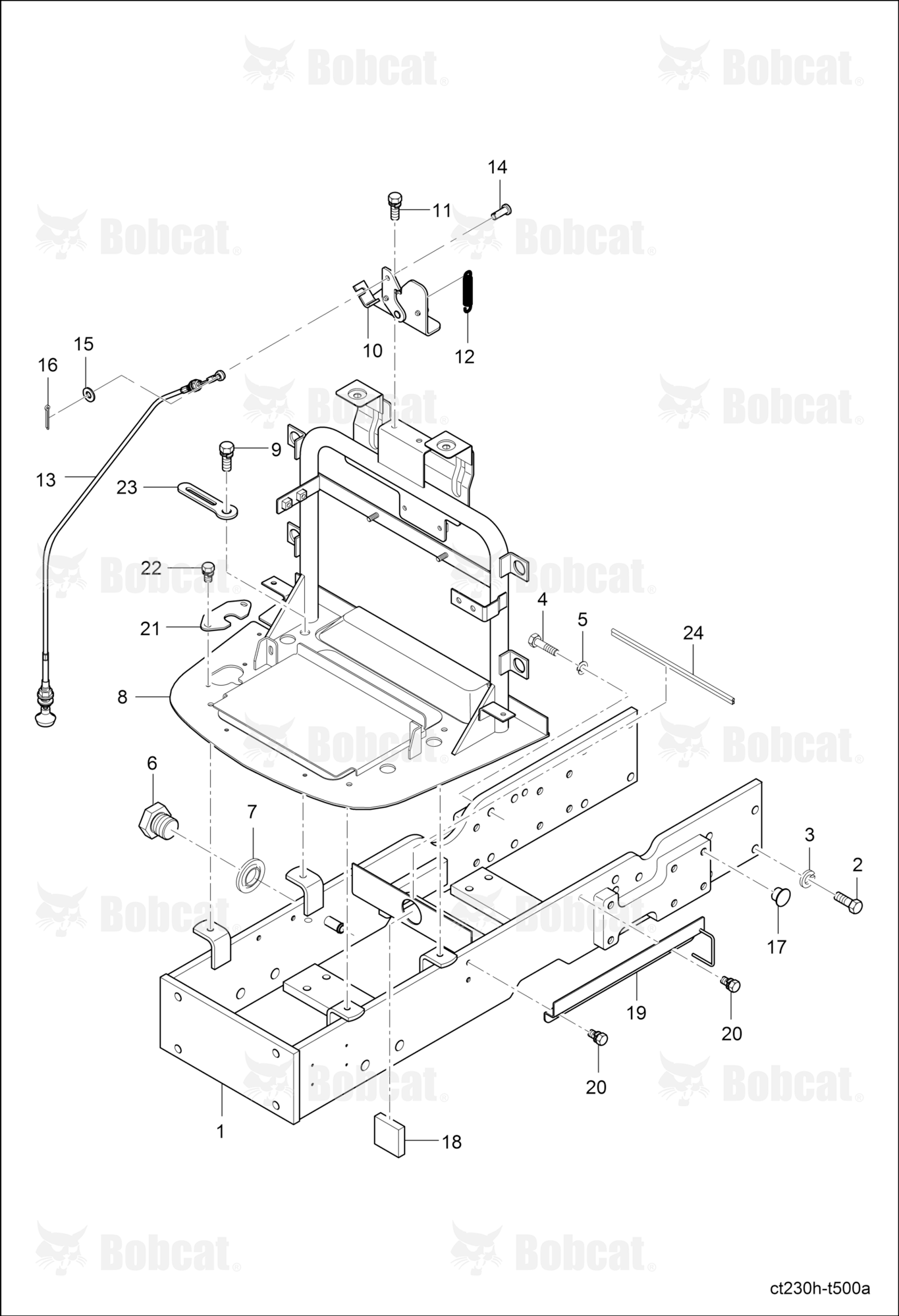 Front Axle Frame Group  A59C11001 & Above