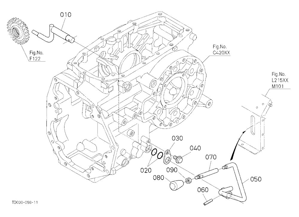 Front Wheel Drive Lever