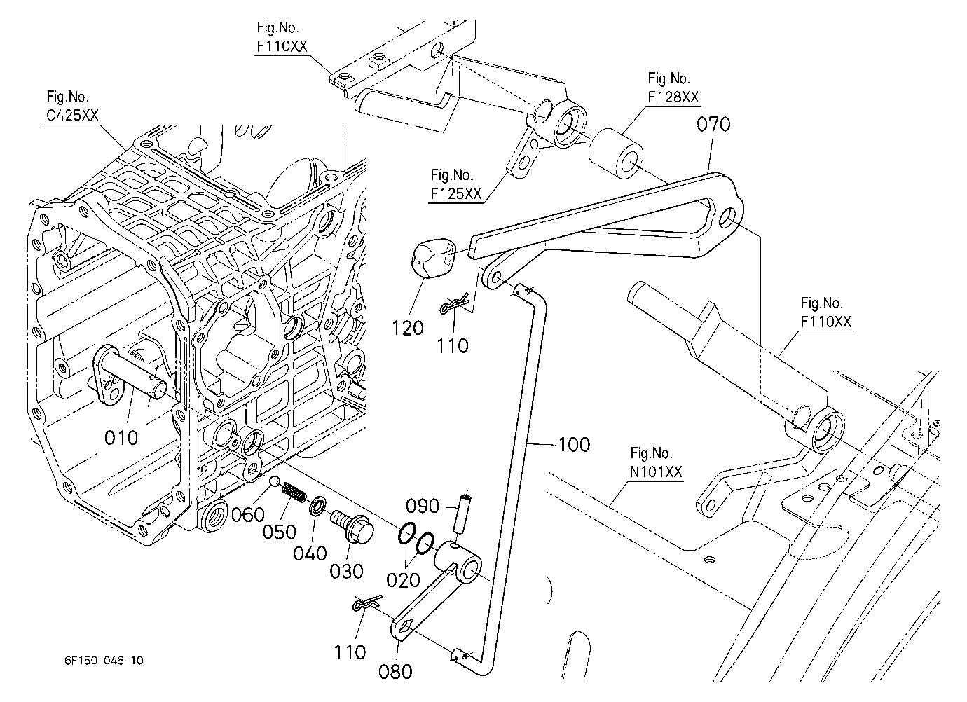 Front Wheel Drive Lever [Ca]