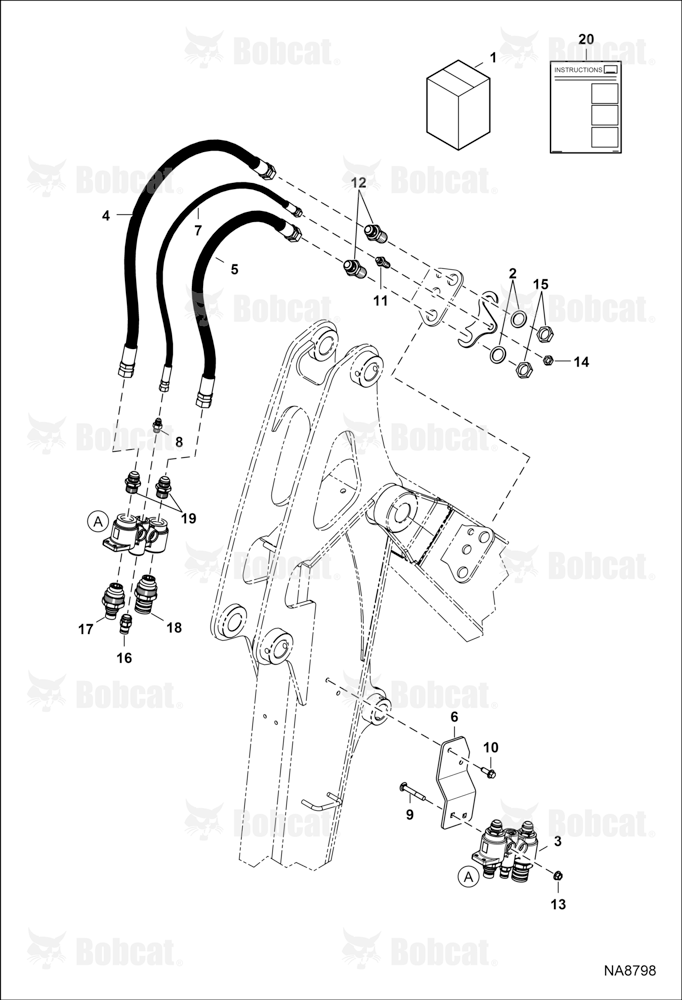 Coupler Block Kit (Standard Arm)