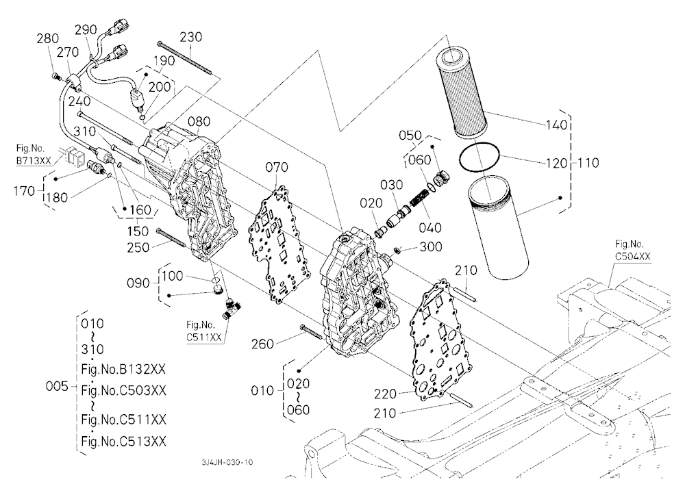 Transmission (Hydraulic Control Unit/Filter) Compo