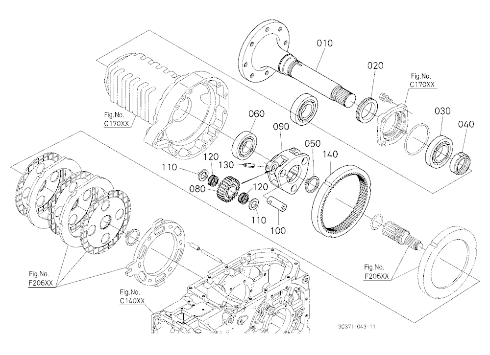 Rear Axle Rh