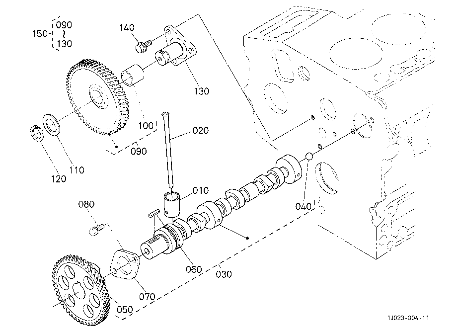 Camshaft And Idle Gear Shaft