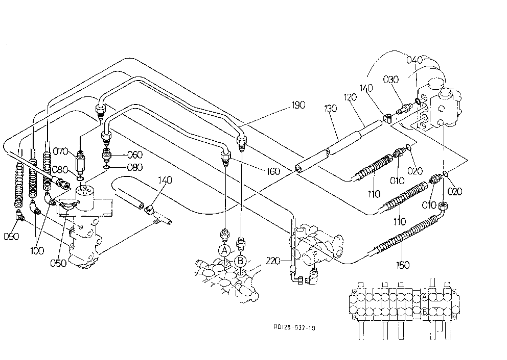 Oil Piping (Travel Rh)