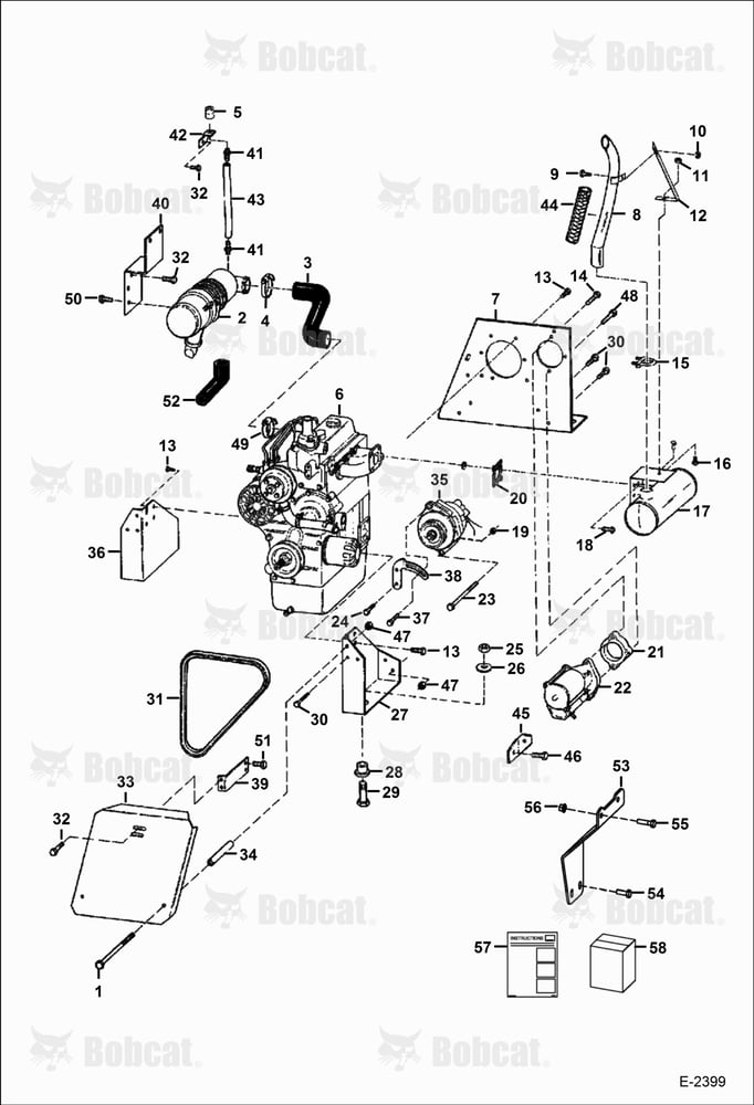Engine & Attaching Parts