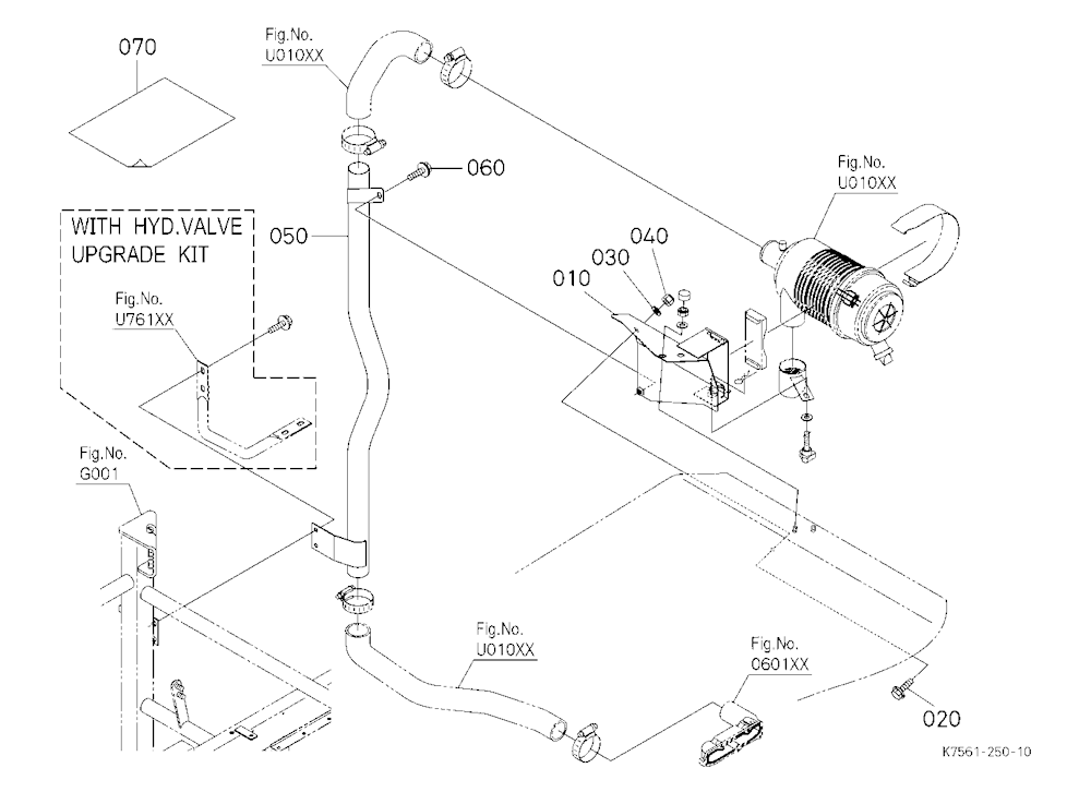 High Mount Air Cleaner Kit (Cab Conversion) [V4273
