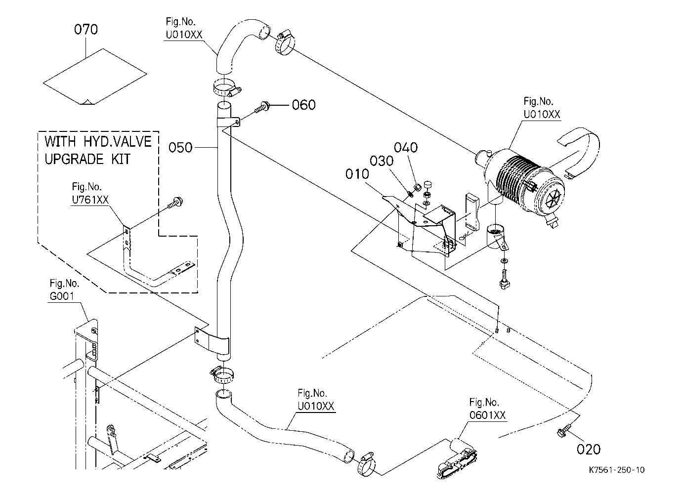 High Mount Air Cleaner Kit (Cab Conversion) [V4273