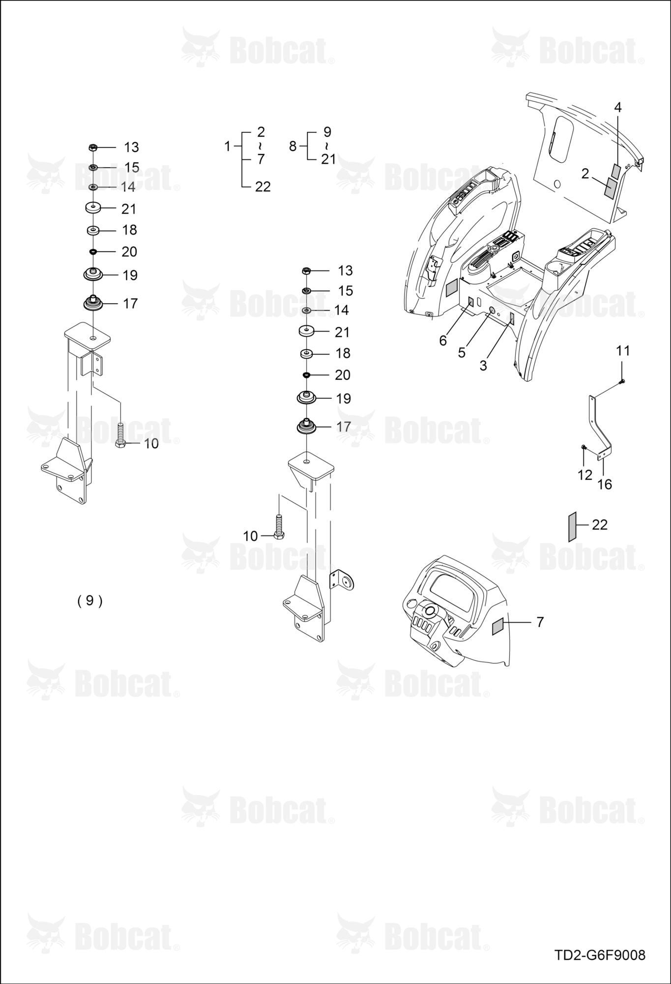 Mounting Hardware (Cab)