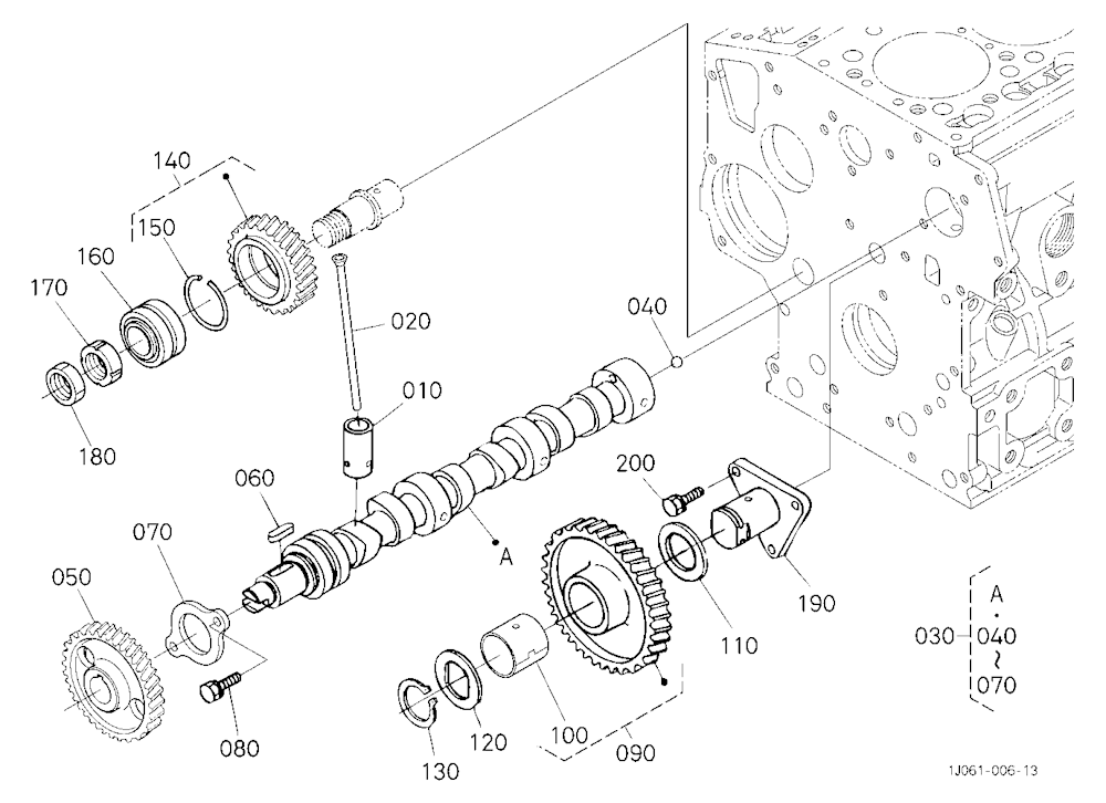 Camshaft And Idle Gear Shaft