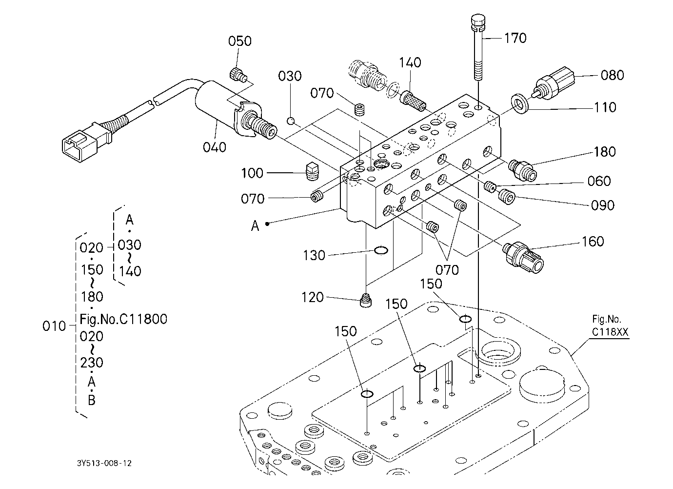 Power Shift Valve (Upper) [Component Parts]