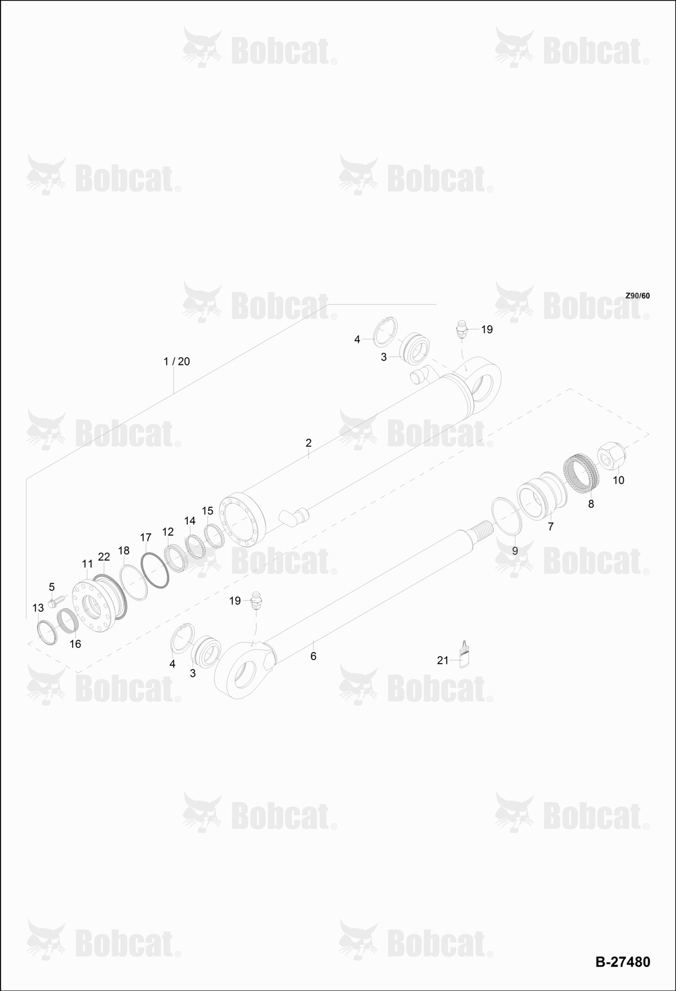 Hydraulic Cylinder - Bucket