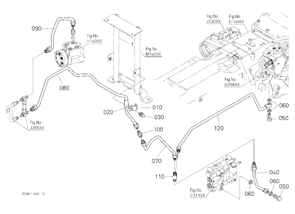 Hydraulic Oil Line (Shuttle/Pto)