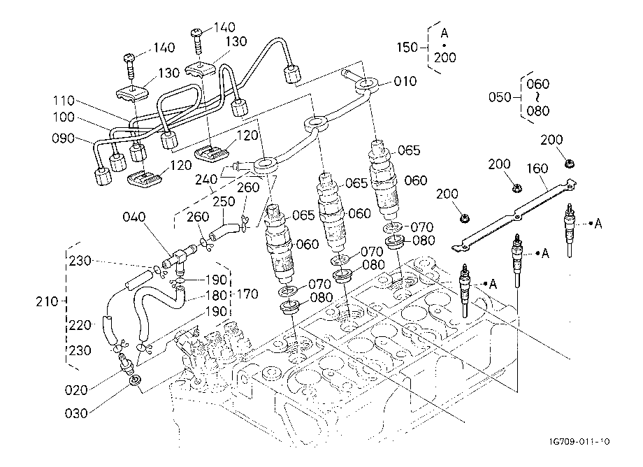 Nozzle Holder And Glow Plug (S.No.~40441)