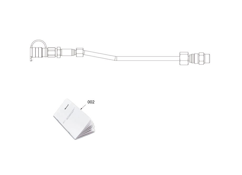 Dia Kit - Case Drain - 3/8" Flat Face