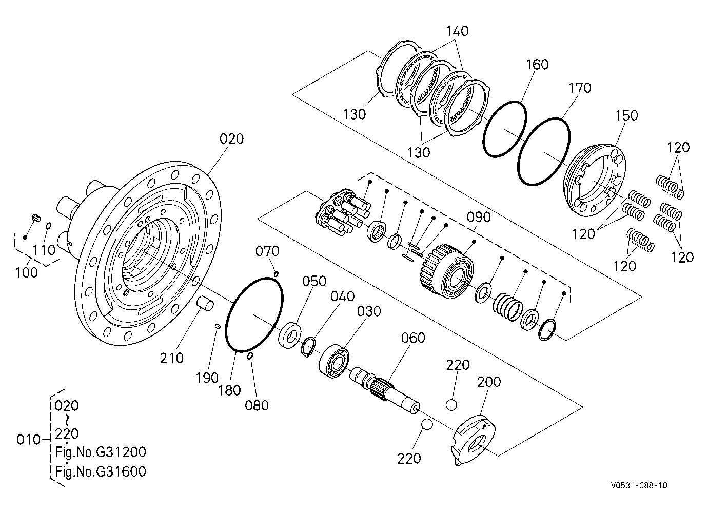 Hst Motor (Cylinder Block) [Component Parts]