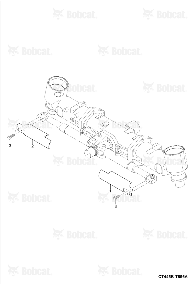 Cylinder Cover Group (Dual Steering Cylinders)