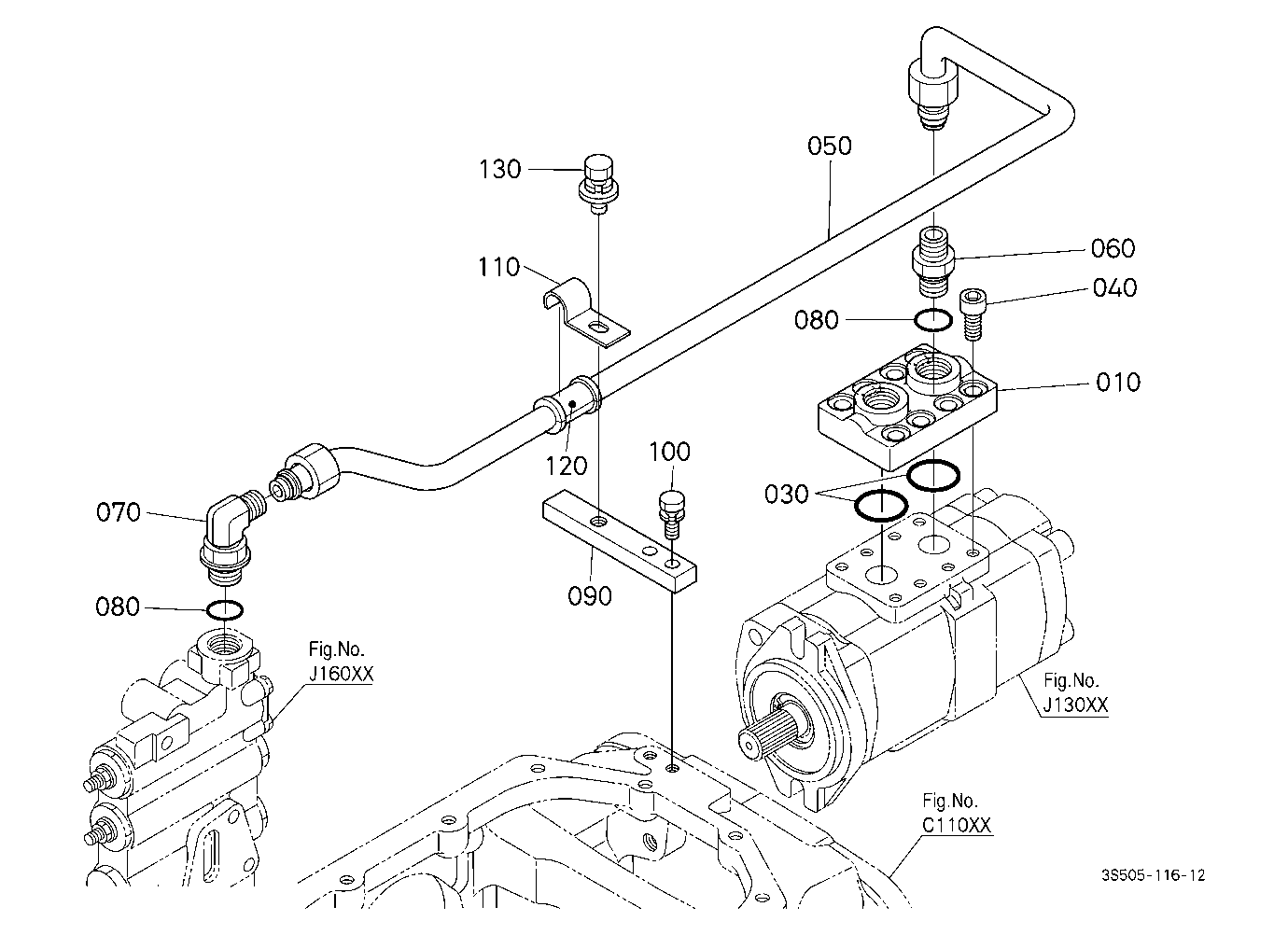 Hydraulic Oil Line (Hydraulic Pump)