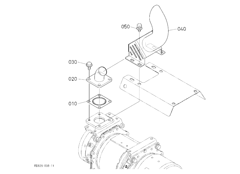 Diesel Particulate Filter Muffler Pipe
