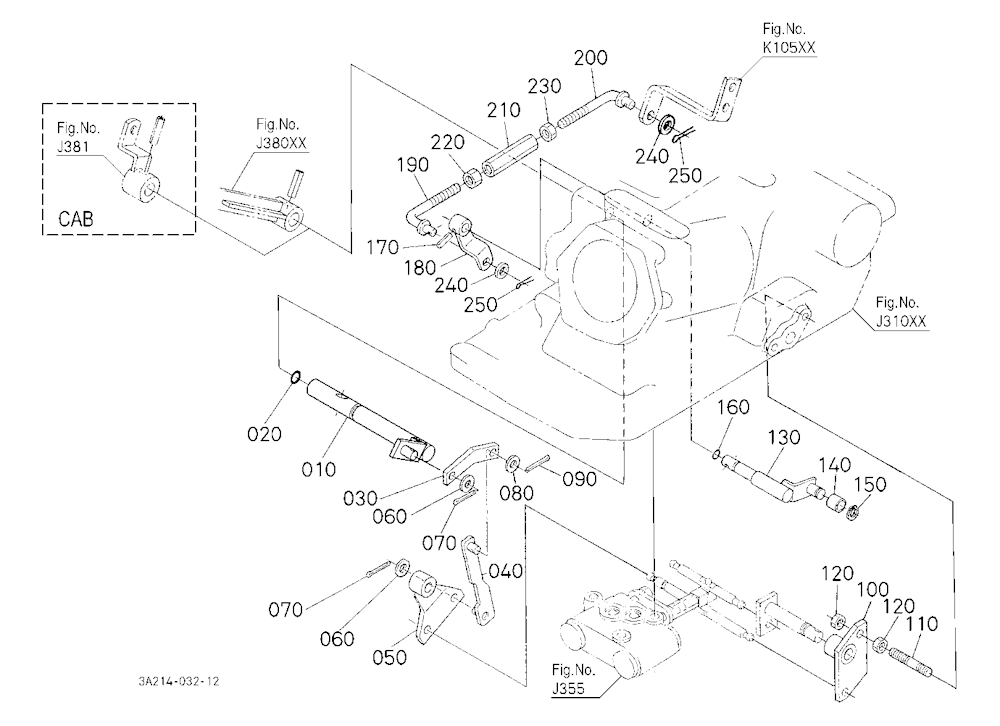 Draft Control Shaft
