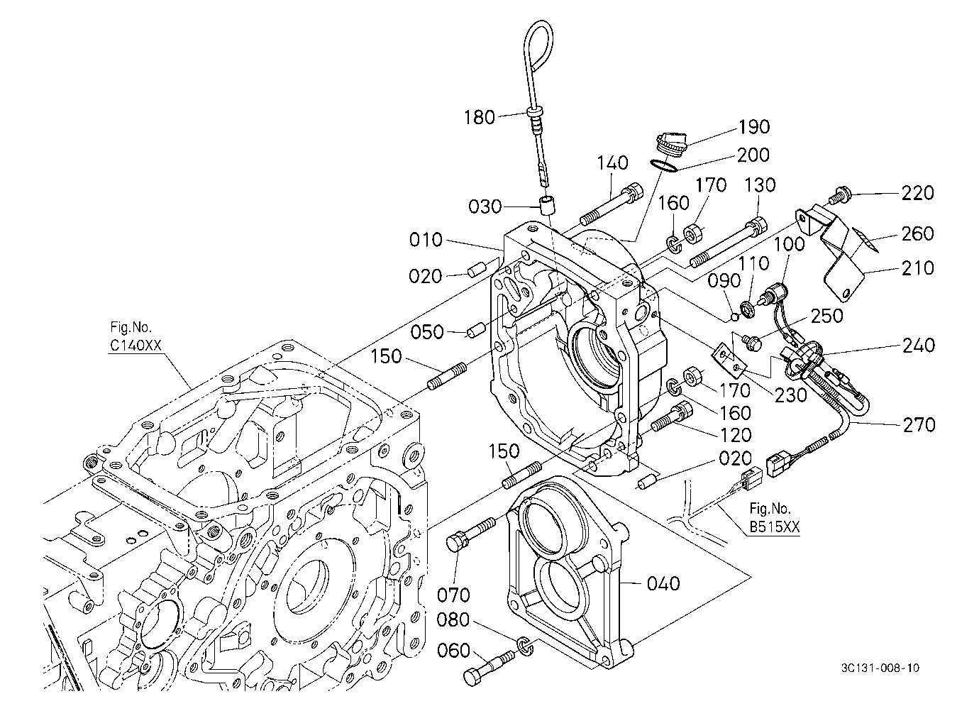 Pto (540/540E) Conversion Kit (Gear Case) (W/G No.